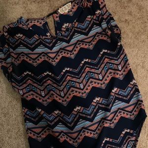 Azteck patterned shirt
